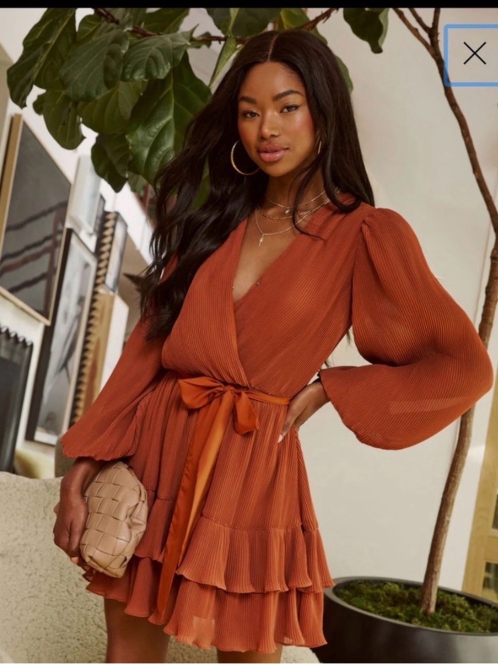 VICI NWOT Mini dress in University of Texas Orange or Thanksgiving orange color!